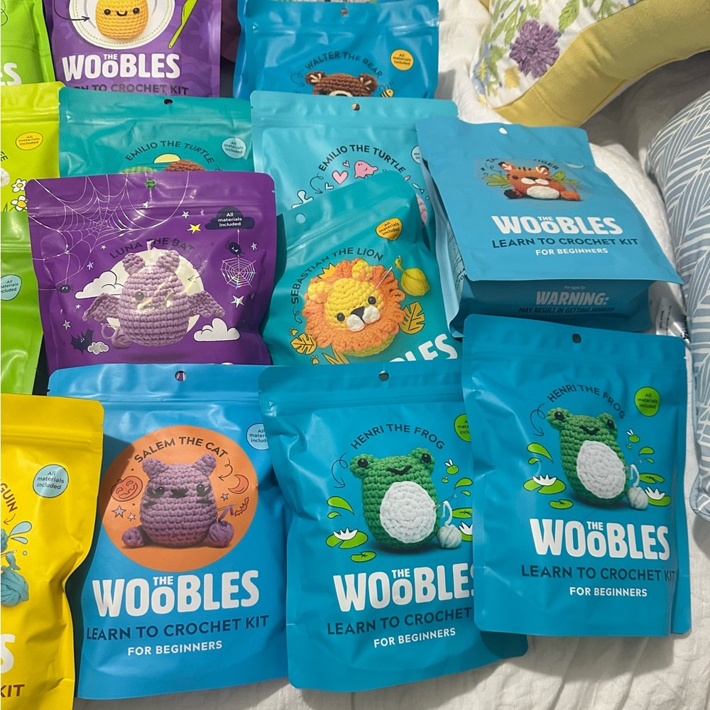 1 The Woobles Purple Pierre The Penguin Kit. - Picture 9 of 9